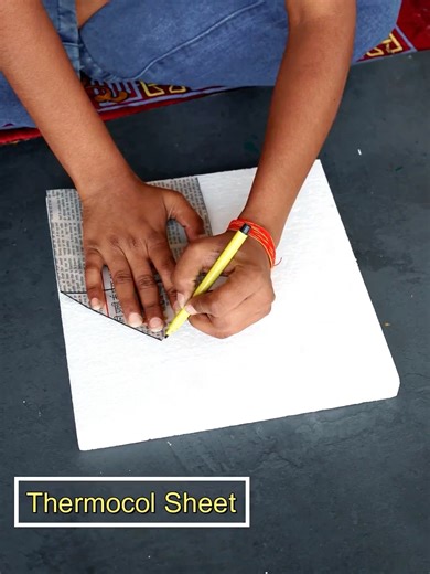 3.7K views · 36 reactions | Beautiful Craft you can make with Thermocol sheet | Click For Craft | Facebook