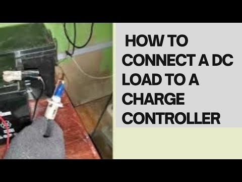 How to connect a DC load to a charge controller #solarchargecontroller #dcload #dc #diysolar