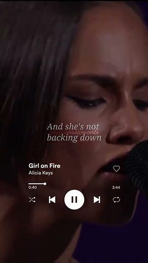 Alicia Keys Girl On Fire Lyrics