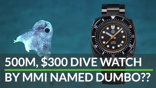MMI Dumbo Dive Watch Review – 500M Microbrand Beast!