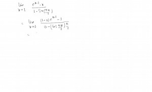 SOLVED:Evaluate the following indeterminate forms by using L'Hôpital's rule. (Note that Maclaurin series would not be useful here because x does not tend to zero.) (a) limx →1 (e^x-1-x)/(1-sin(πx / 2)) (b) limx →n (x sinx)/(x-π) (c) limx →π/ 2 (ln(2-sinx))/(ln(1 cosx)) (d) limx →1 (ln(2-x))/(x-1)