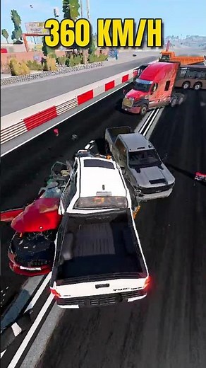 This Gets Worse Every Hit — Toyota Tundra 🛻 🔥 #beamng #carcrash