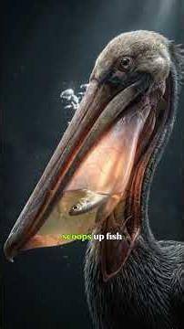 this bird hold fishes in is mouth than it is stomach. Meet the pelican. #wildlife #animals #birds