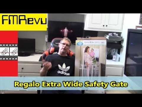 How to Install Regalo Extra Wide Walk Thru Safety Gate | How to Install Walk Thru Baby Gate | FMRevu