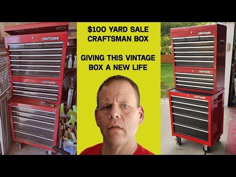 Rediscovering the Old: Vintage Craftsman Tool Box Restoration - Part 2