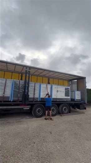 Truckload of Ferbo Diesel Generators Arrives | Target Power UK Stock