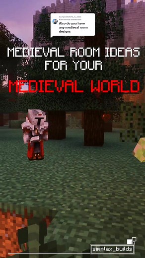 Medieval Room Designs in Minecraft