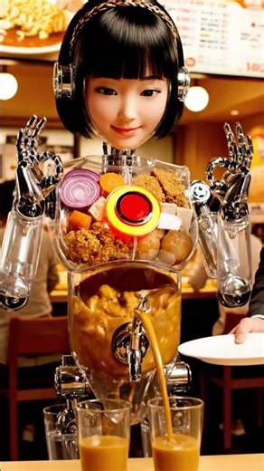 Robot Girl Serves Fresh Soup From Her Body - You Won't Believe How! 😱