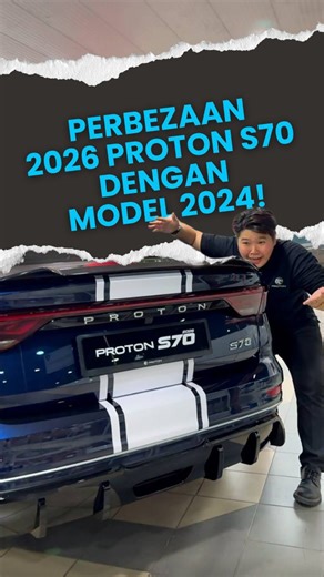 Jom tengok apa beza 2026 Proton S70 dengan model lama! 🔥Harga bermula dari RM68,800!* 😱 Ayuh tempah sekarang!🎁 #2026protons70 #keretabaru #cinematic #static #hiproton | Proton Platinum Lifestyle 4S - Butterworth & Bayan Lepas