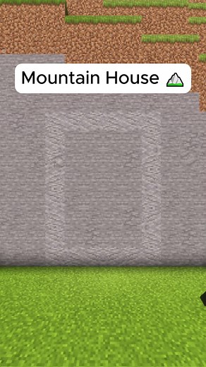 Mountain House Building Tutorial in Minecraft