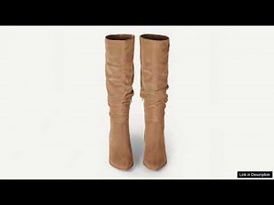 Amazon Essentials Women's Tall Block Heel Boots