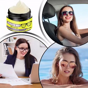 Eyeglass Scratch Remover & Lens Polish Wax, 30g Lens Repair Kit, Fine Scratch Corrector, Easy Application For Clear Vision & Dust Resistance For Glasses, Sunglasses & Eyewear