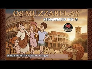 Os Muzzarelas reimaginados por IA: A vida moderna na Roma Antiga! 🏛️🤣