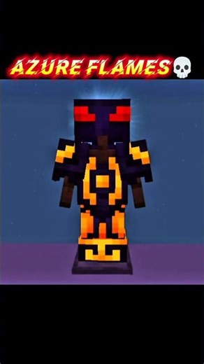 AZURE FLAMES" Armor Trim in Minecraft! (Best Netherite Combo) 💀