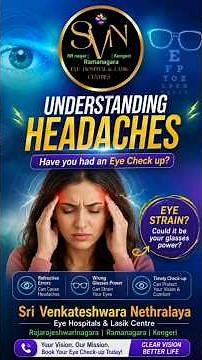 Understanding Headache.. How uncorrected eye power can lead to eye Strain and headache