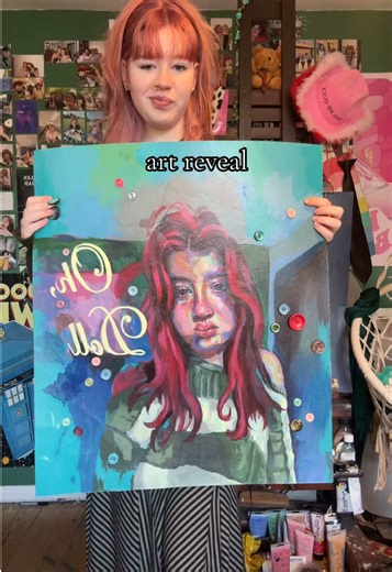 Dramatic Self Portrait Reveal with Buttons