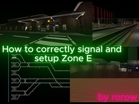 How to correctly setup and signal Zone E