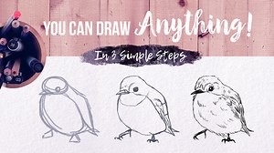 You Can Draw Anything in 3 Simple Steps