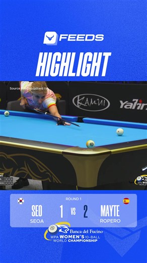 Mayte Ropero defeats Seo Seoa 2-1 — Carabao Billiards Table 2 update