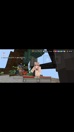 chơi game Minecraft trong sever the HIVE Nha🤣🤣 #minecraft #xh