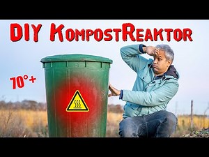 With DIY Ultra Thermocomposter against weed seeds, snail eggs and mold - hot reactor in the garden