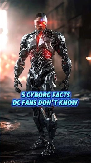 5 Cyborg Facts DC Fans Don’t Know #dc #cyborg #ai #shorts_video