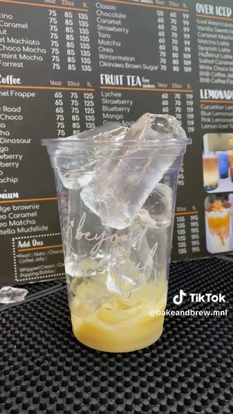 Delicious Iced Spanish Latte at BNB Cafe