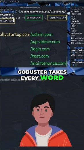 Hack Web Servers FAST with Gobuster! (Directory Scanning Explained) #shorts