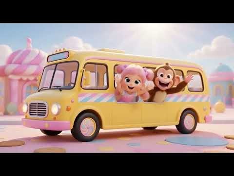 Wave Wave! 👋 Kids Bus Song | Fun Movement Song for Toddlers