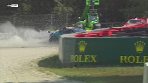 Der Crash des Safety Cars auf der Strecke in Monza hier im Video | Formel 1