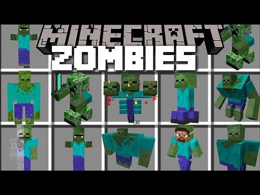 Minecraft ZOMBIE OUTBREAK MOD / FIGHT OFF FLESH EATING ZOMBIES IN GUNS!! Minecraft