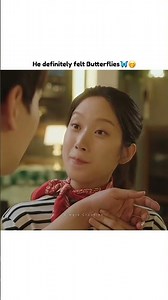 Butterflies in his stomach 🤭 #kdrama #shorts