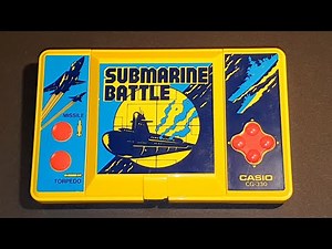 LCD handheld from CASIO named SUBMARINE BATTLE