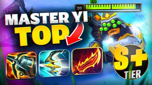 THE S  MASTER YI STRATEGY DOMINATES TOP LANE