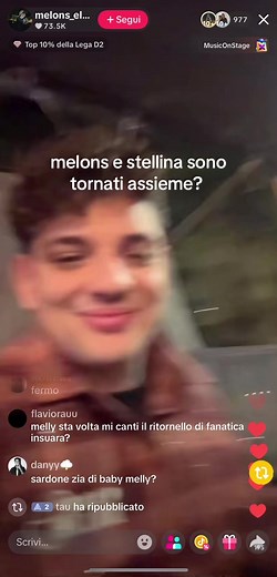 melons e stellina in diretta questa sera!! #melons #stellina #perte #andiamoneiperte #fyp