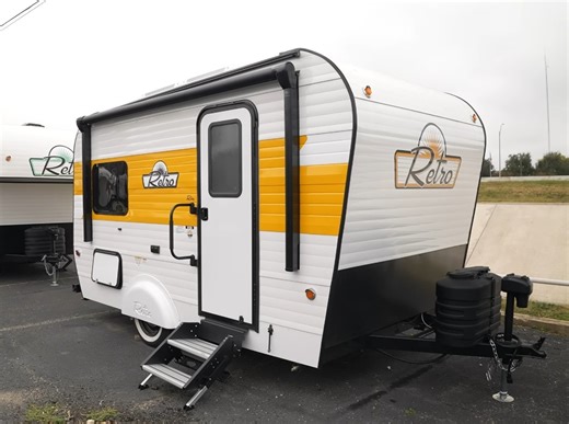 The Retro R126 Ruby Travel Trailer Is All About Vintage Style, Modern Tech, and Affordability