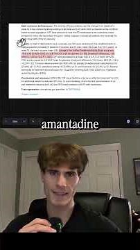 amantadine - the weird flu treatment thats also a nootropic #nootropic #armodafinil #cognition