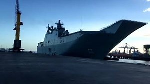 HMAS ADELAIDE ARRIVES The HMAS Adelaide has docked at the Port of Townsville for the first time. The ship is the second Canberra class amphibious ship; Australia's largest navy vessel. There's more than 400 people on board. The Adelaide is conducting sea trials to test her capabilities. #7LocalNews | 7NEWS Townsville