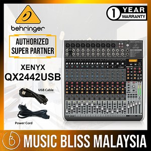 Behringer XENYX QX2442USB Mixer with USB and Effects