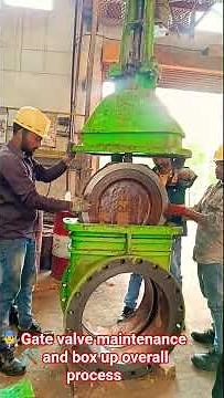 Gate valve repair and maintenance overall steps by steps process. #valvespecialist #gatevalv