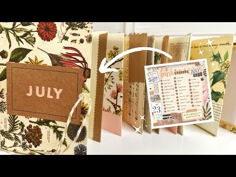 Making my journal for #JunkJournalJuly 2023 & answering your questions🌟