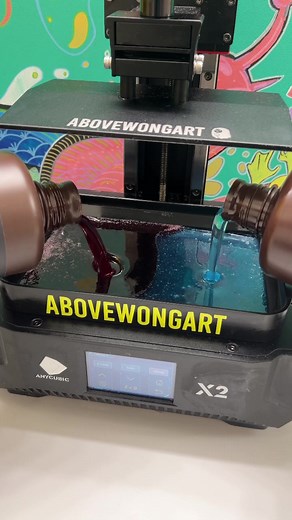 Mixing Water-Soluble and Translucent Resins for 3D Printing