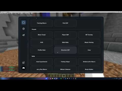V5 Client Showcase | fabric 1.21.11 | LINK IN DISCRIPTION | hypixel skyblock macro