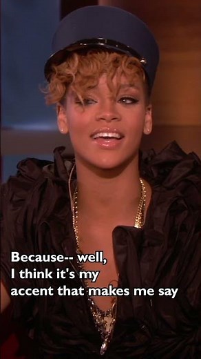 This is how #Rihanna pronounces her name. #ellen #shorts