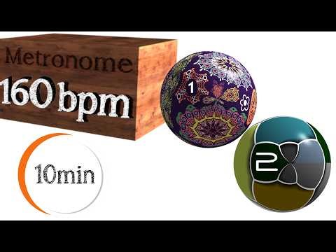 metronome 160 bpm 2 beats