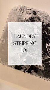 ⭐️Laundry Stripping 101⭐️ Prepare to be amazed…or disgusted. Breathe new life into your bedding, towels, gym clothes and under garments with #laundrystripping. Dissolve the following into a large bathtub filled with very hot water: ⭐️1/2 cup powdered detergent (like tide or oxiclean) ⭐️1/4 cup washing soda ⭐️1/4 cup borax ⭐️feel free to add 1/4 cup Oxiclean AND 1/2 cup of Tide for an extra boost Stir to dissolve, then add your clothes and soak 6 hours. Wring the clothes out as best you can and w