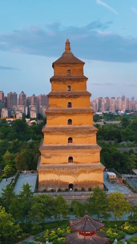 Aerial Majesty: Xi'an's Terracotta Warriors and Cityscapes.