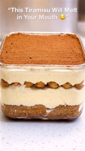 Creamiest Tiramisu Ever 🤤 No Bake Recipe!