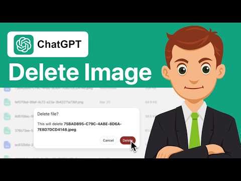 How To Delete Image From Your ChatGPT's Library - Fast & Easy