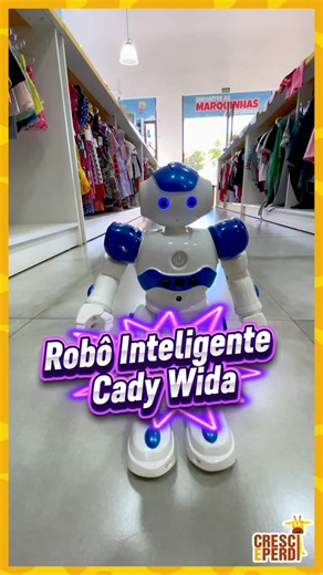 Cresci e Perdi Pirassununga on Instagram: "🦒 ROBÔ INTERATIVO CADY WIDA🦒 🤩 Não perca tempo, e venha verificar as oportunidades que separamos pra vocês. ⏰Segunda a Sexta das 09 às 18hrs Sábados das 09 às 13hrs 🥳 Estamos com plantão de avaliações. 🧸 Vem desapegar e garimpar com a gente. 📍Avenida Newton Prado, 2938, Centro - Pirassununga (SP). Venha nos visitar! De frente com as casinhas do quartel"